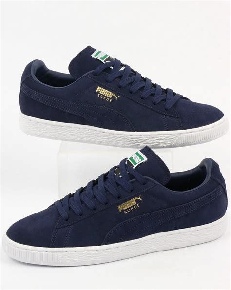 navy suede trainers women's